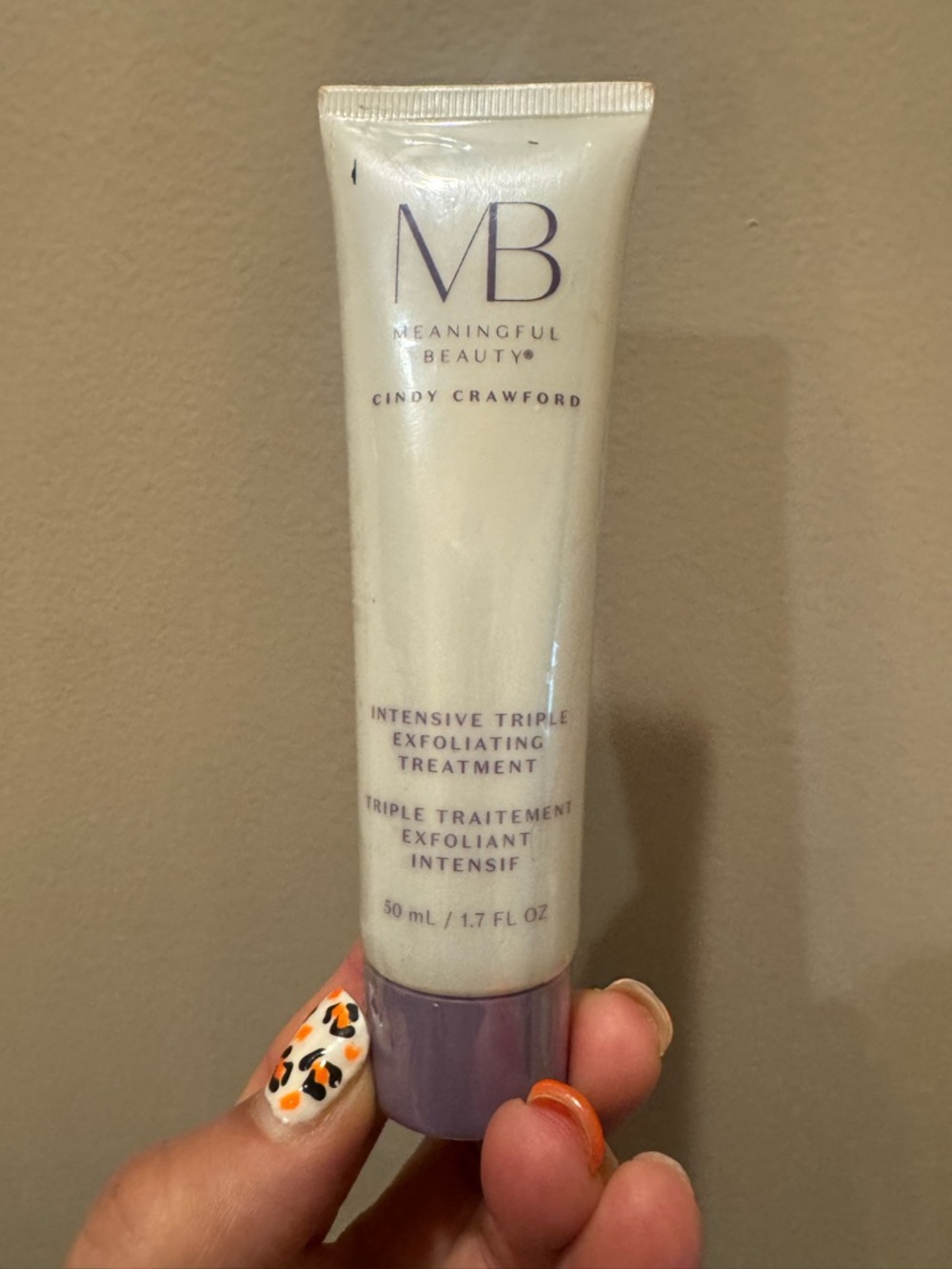 Meaningful Beauty Exfoliating Treatment Tube - White & Purple